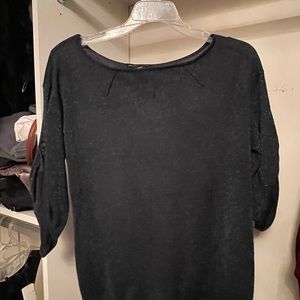 Sparkly blue dressy casual shirt